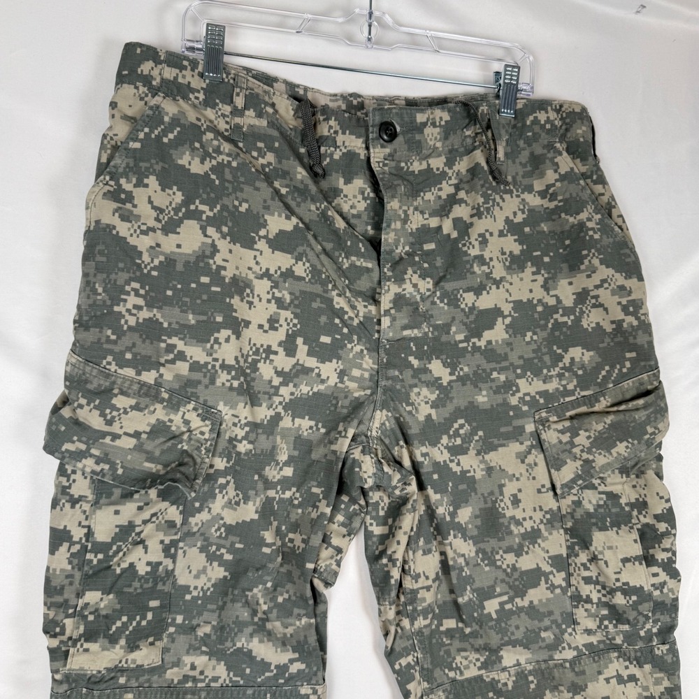 US Army ACU Digital Camo Cargo Pants Large Long UCP Ripstop Combat Trousers